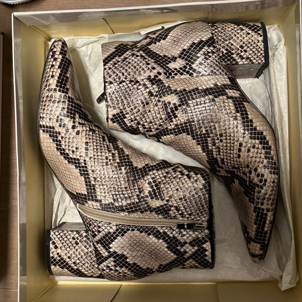 Marc Fisher Jelly Leopard Booties